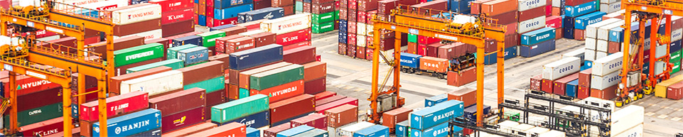 Services include Air Freight, Ocean Freight, On-the-Road Transport and Warehousing.